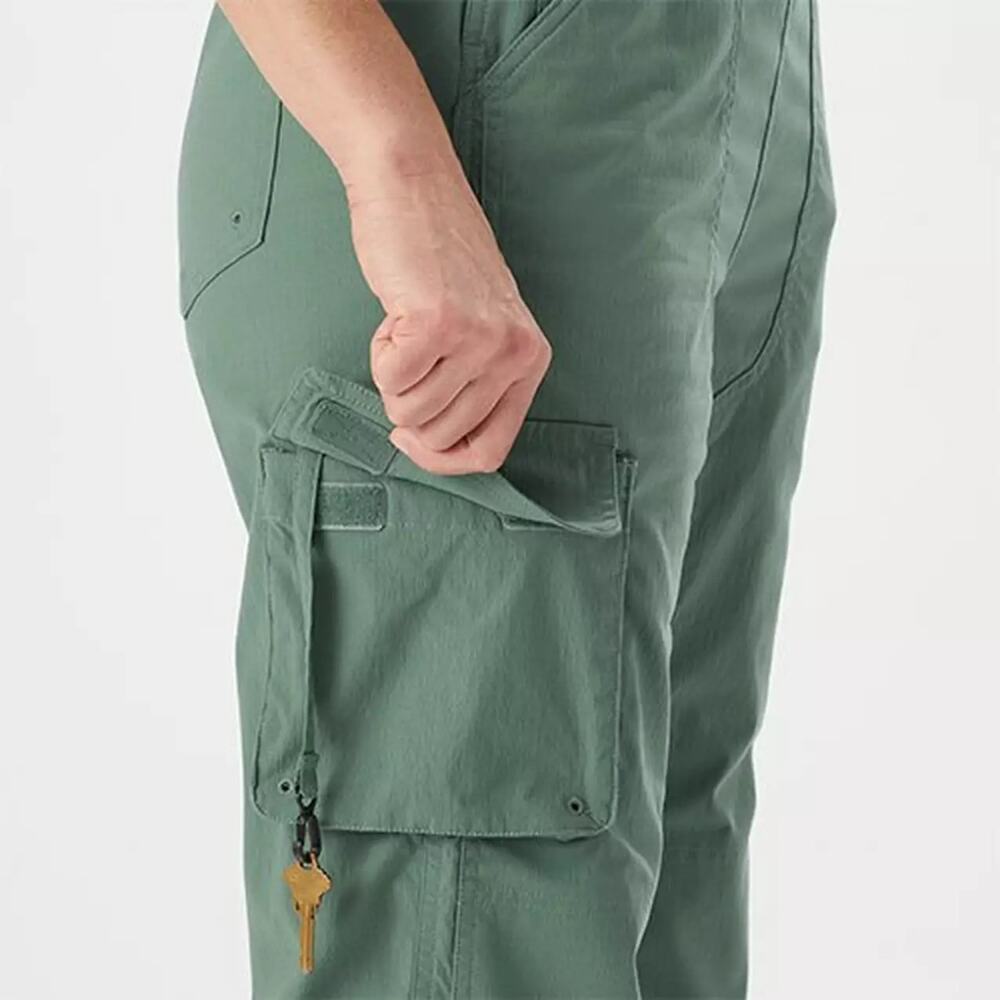 DULUTH TRADING Heirloom Gardening Bib Overalls Medium 31 NWT Green Fir Ripstop - Picture 16 of 16